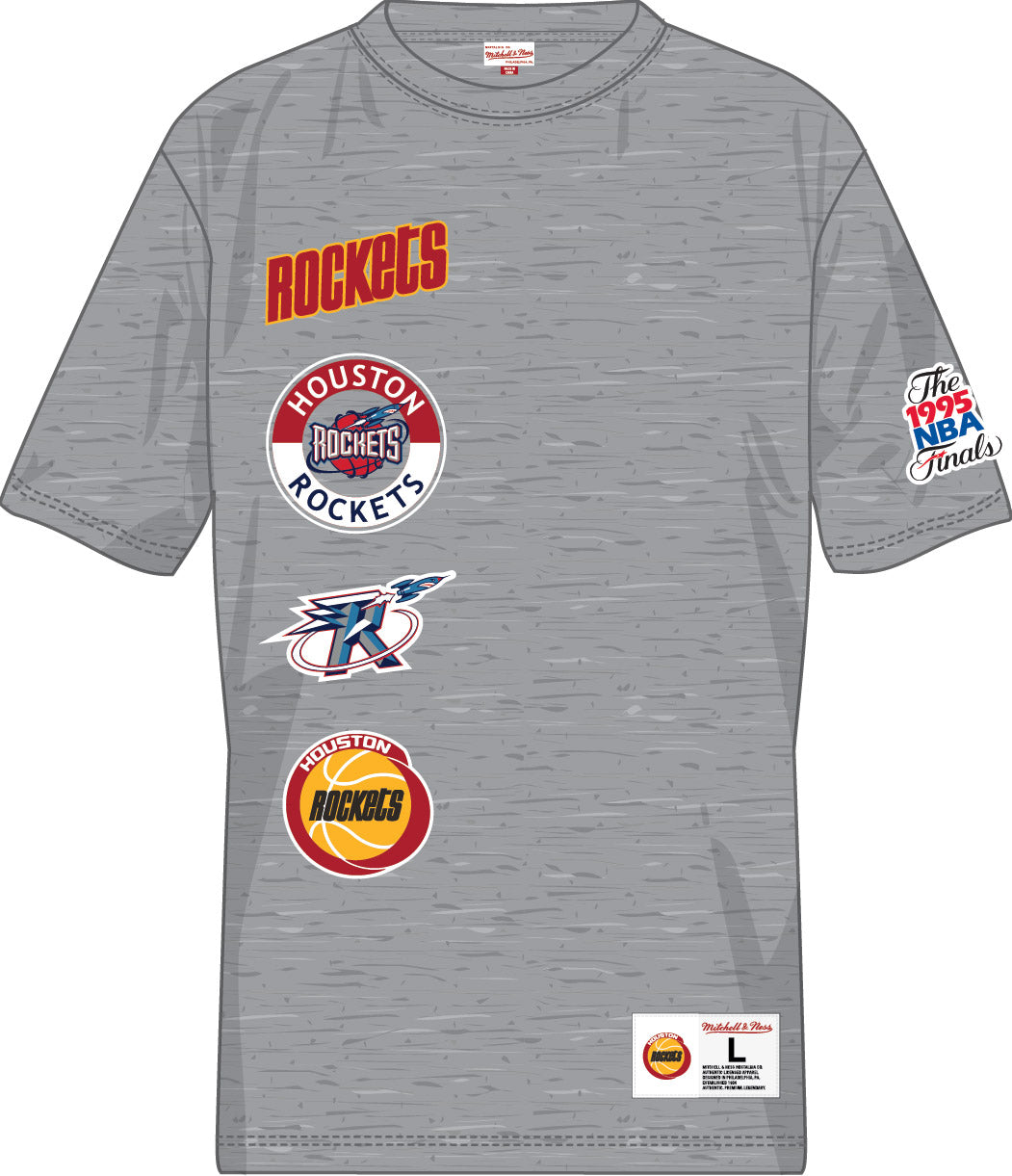 NBA M&N CITY COLLECTION S/S TEE ROCKETS (Grey Heather) – Active