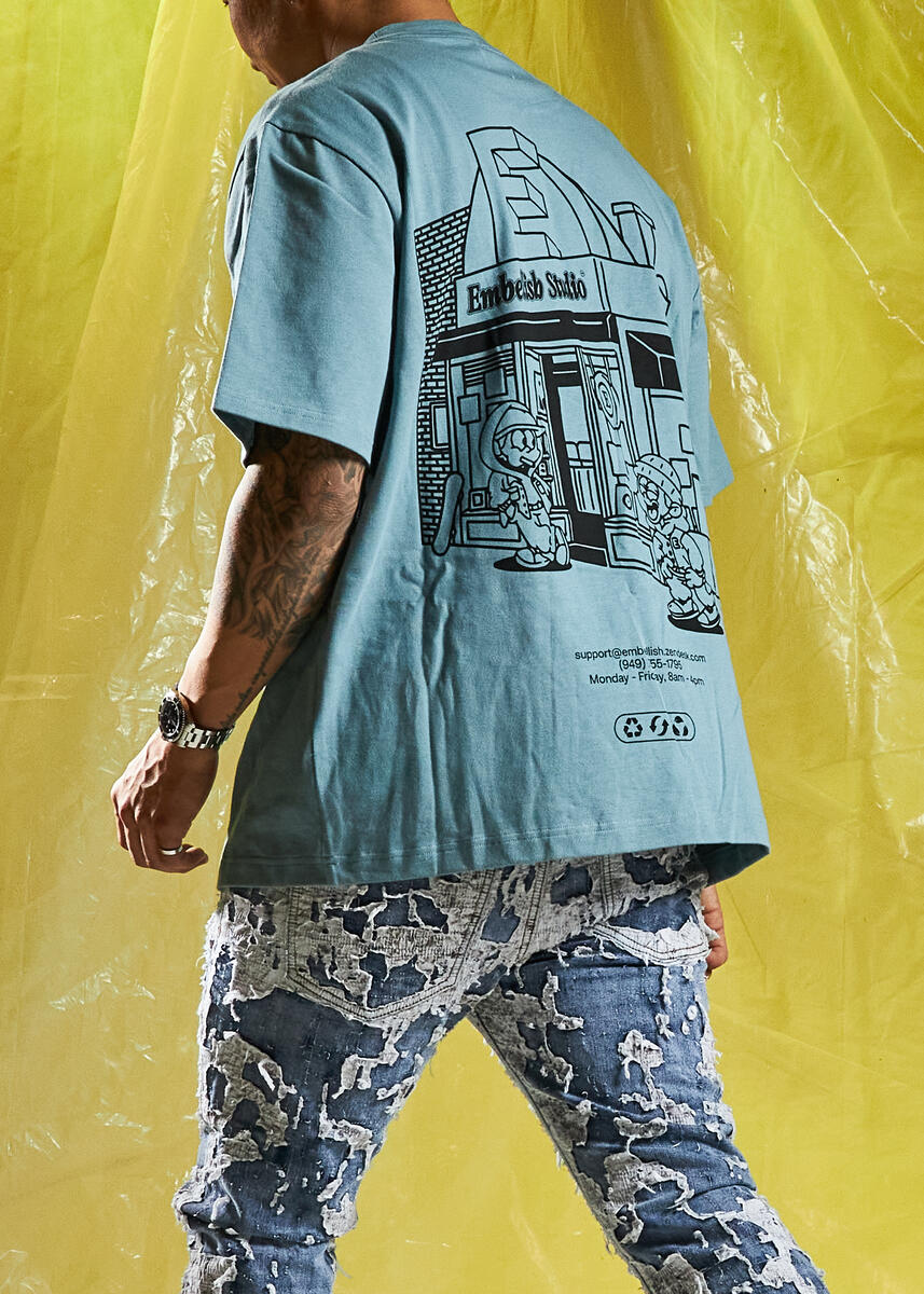 STUDIO TEE (TEAL)