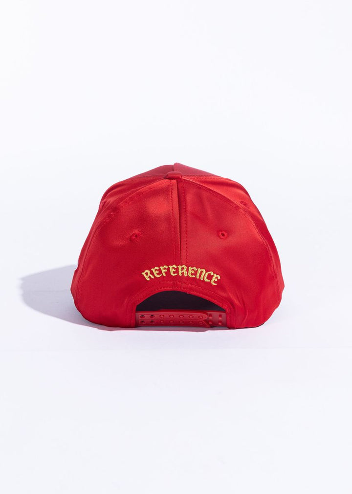 HOUSTON SOUVENIR HAT (SATIN RED)