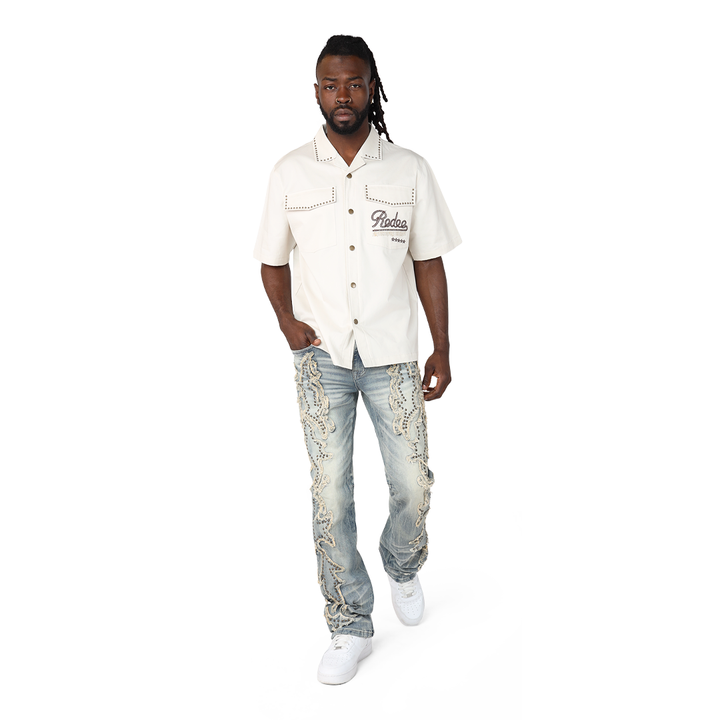 WESTERN THEME FASHION JEAN (CHESTER BL)