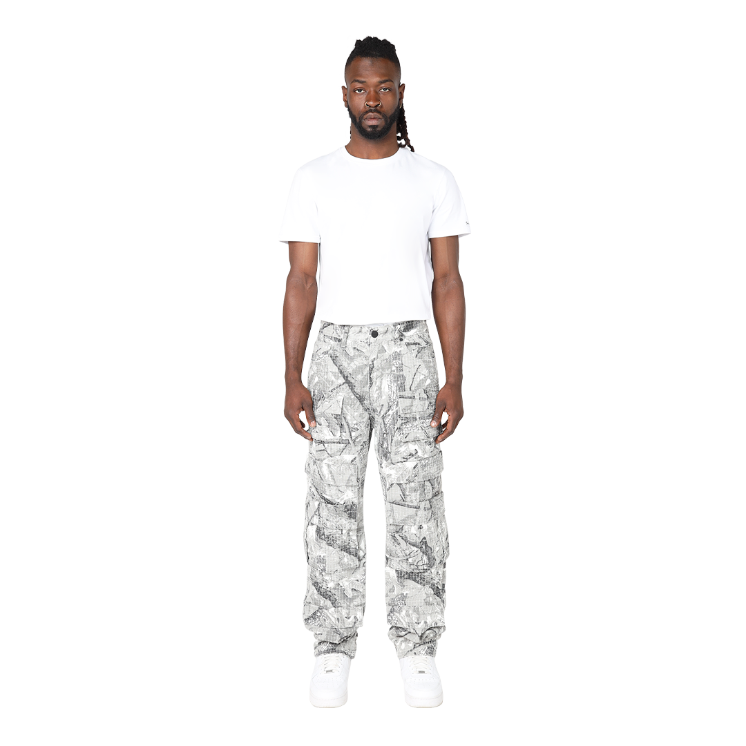 FASHION UTILITY TWILL PANT (SLATE CAMO)