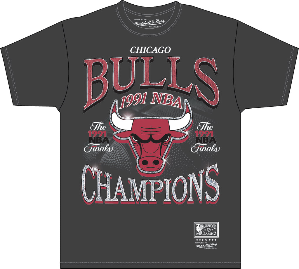 Mitchell & Ness All Over Crew 2.0 Tee Chicago Bulls
