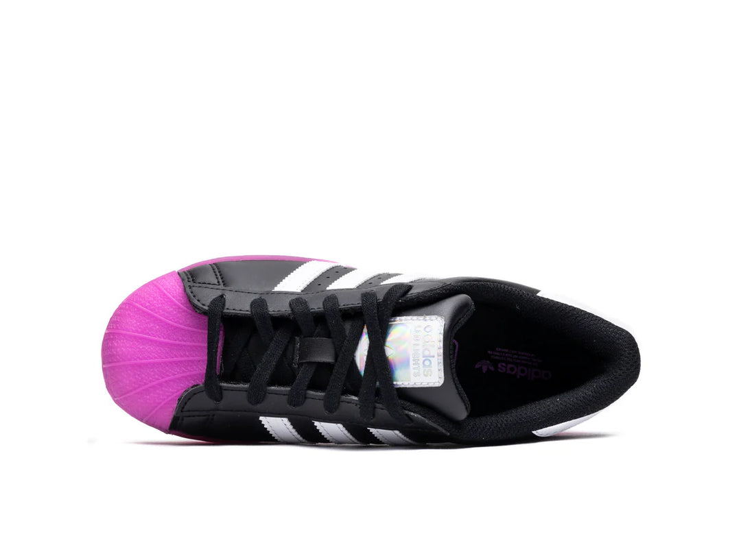 ADIDAS KID S ADIDAS SUPERSTAR LED LIGHT Core Black Purple Burst Active Athlete 88