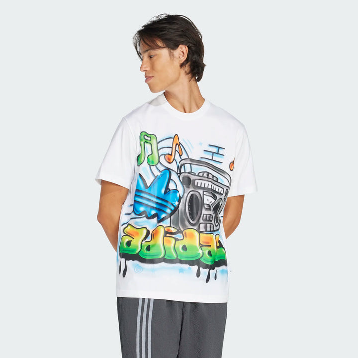 ADIDAS Q12 STREET TEE (WHITE)