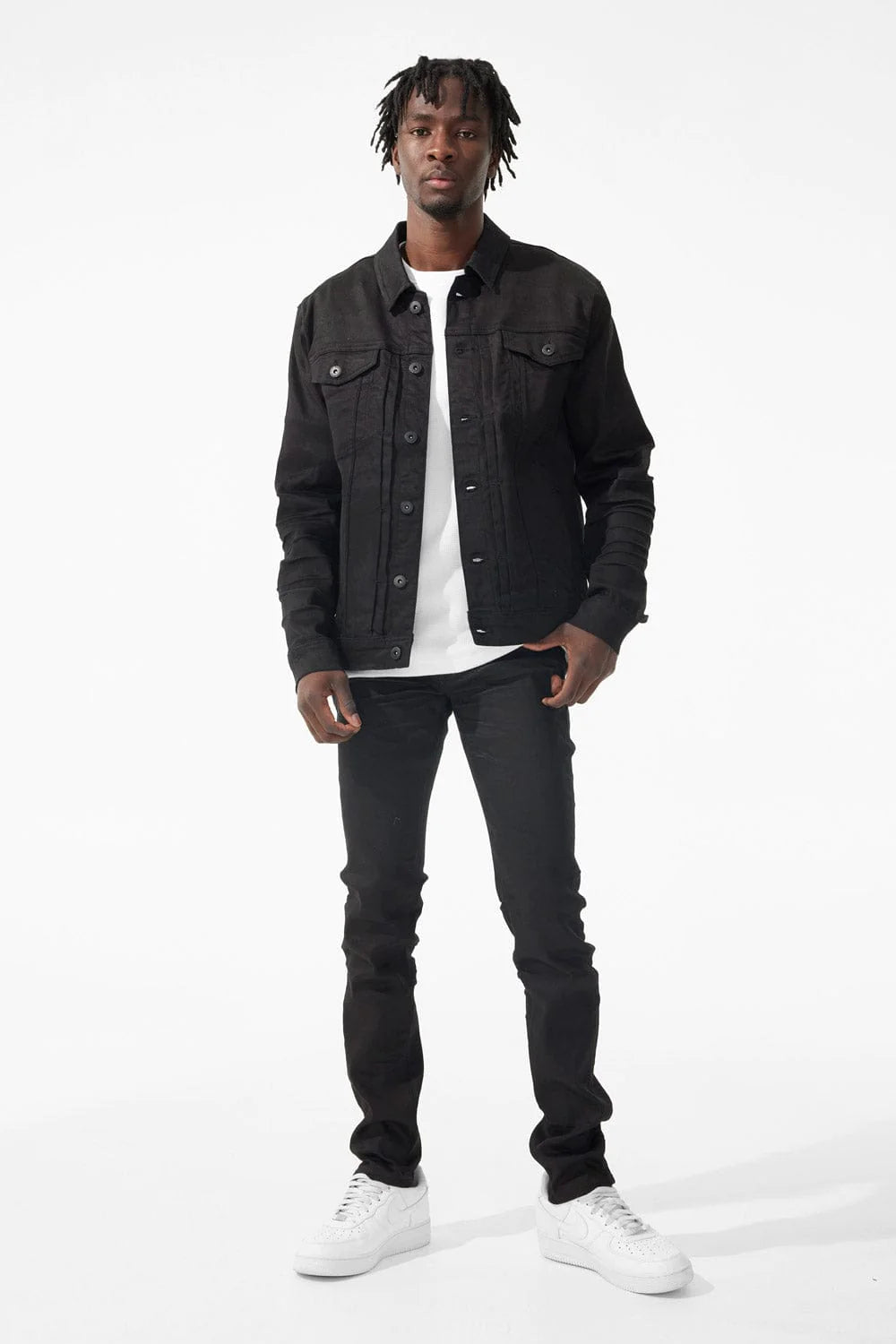 GAUCHO DENIM TRUCKER JACKET (Black)