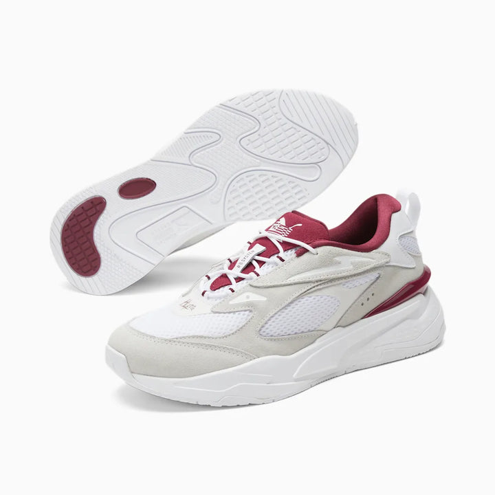 PUMA X TMC RS-Fast Sneakers (White/Rhododendron)