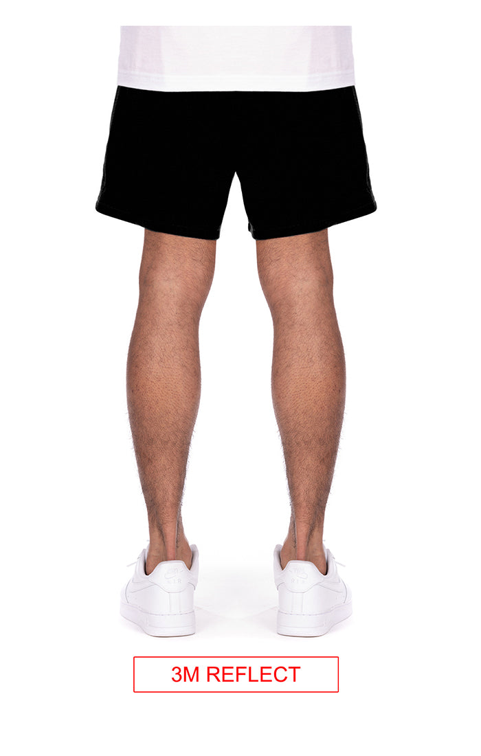 Katakana Shorts (3m reflect) -Black