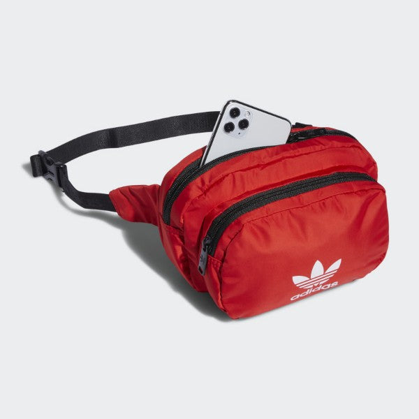 Red adidas store waist bag